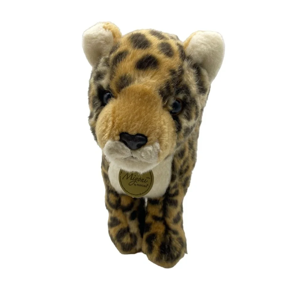 Miyoni by Aurora plush leopard stuffed animal toy cheetah cat